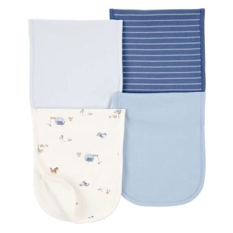 Babero Bebé Niño Pack X4 Algodón Carters