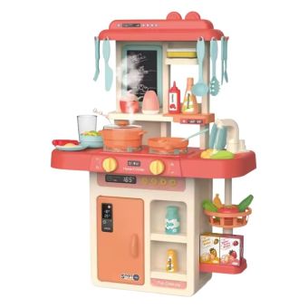 Cocina Mist con Vapor Luz y Agua 63 Cm y 42 pcs (Rosa)