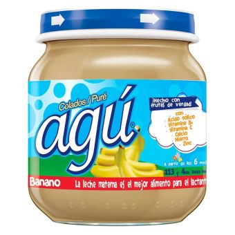 Compota Sabor Plátano Agú 113g