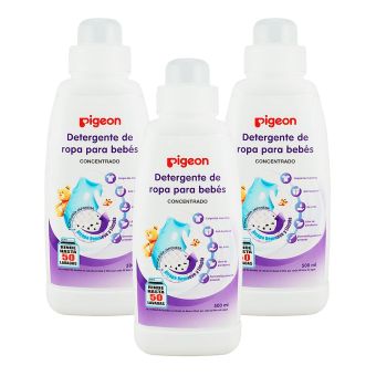 Detergente Liquido para Ropa Pigeon 500 ml Botella x 3