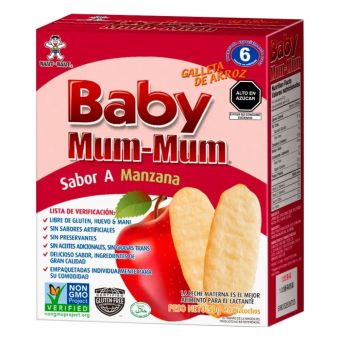 Galleta de Arroz Baby Mum-Mum Manzana Caja 50 gr