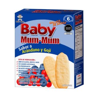 Galletas Baby Mum-Mum Arándano Caja 50 gr