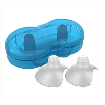 Pezoneras de silicona con Estuche Esterilizador Talla 1 - Dr. Brown's