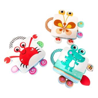 Libro Sensorial con Cascabel Cute Animals