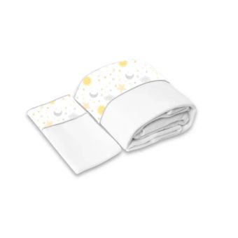 Set Sabanas 3 Pz. Estrella Sol y Luna Beige Monchitos