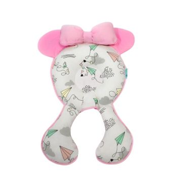 Soporte de Cabeza 2 en 1 Rosado Cometa Maternelle