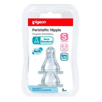 Tetina peristaltico boca standard S X2 UND - Pigeon