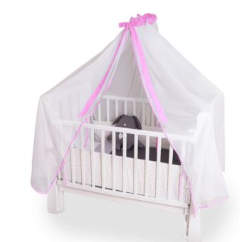 Tul para Cuna Rosado Sin Diseño - Monchitos