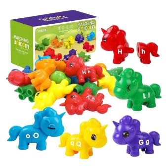 Unicornio Montessori Emparejamiento y Abecedario